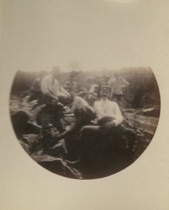 Resting at Great Falls, September 6, 1891.